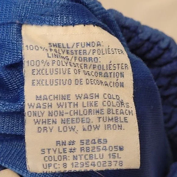 Vintage Starter Blue Mesh Running Sweat Shorts With Pockets Size L 10-12 - Picture 6 of 14